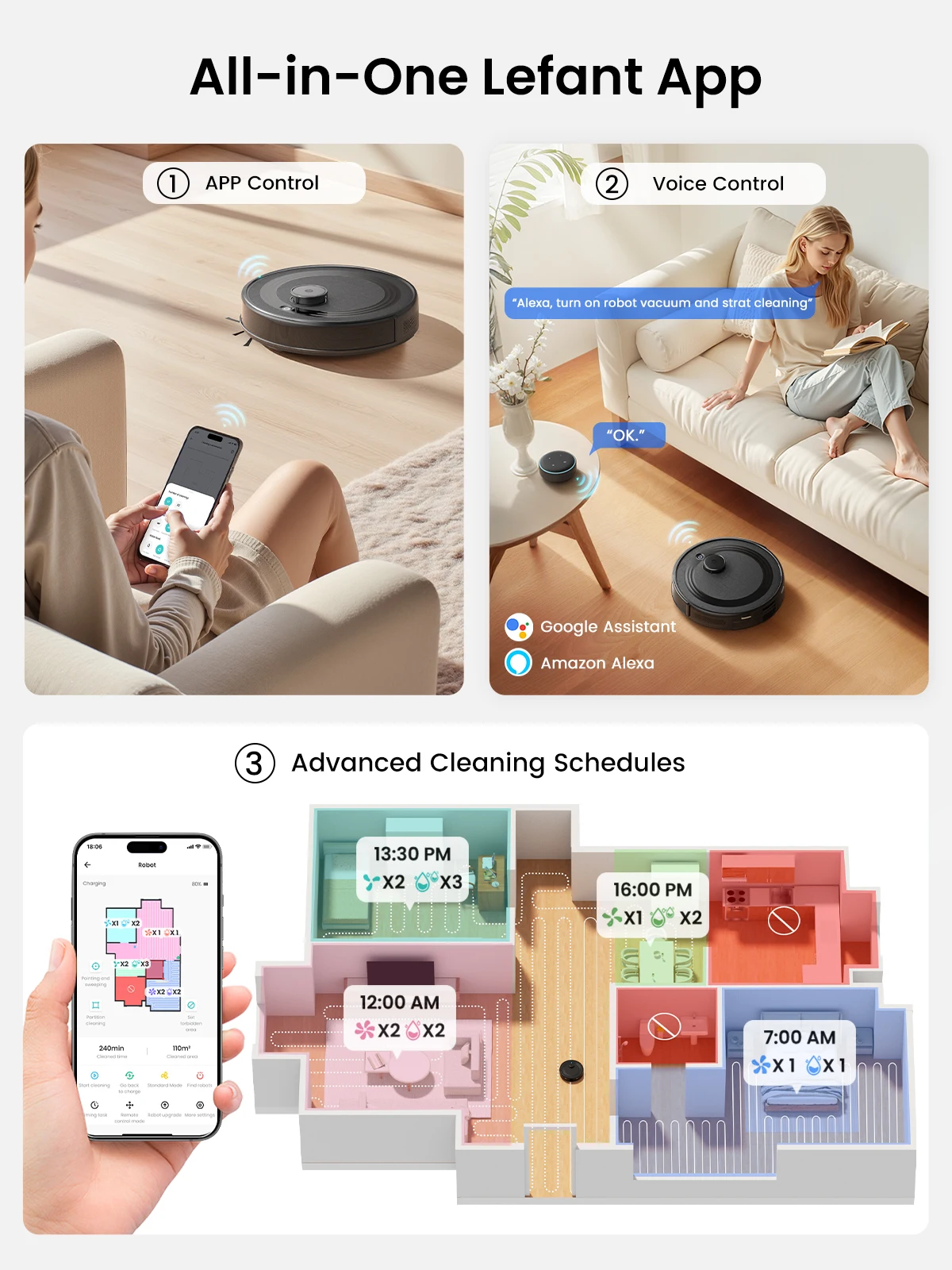 Lefant M2S Robot Vacuum with Mapping 6