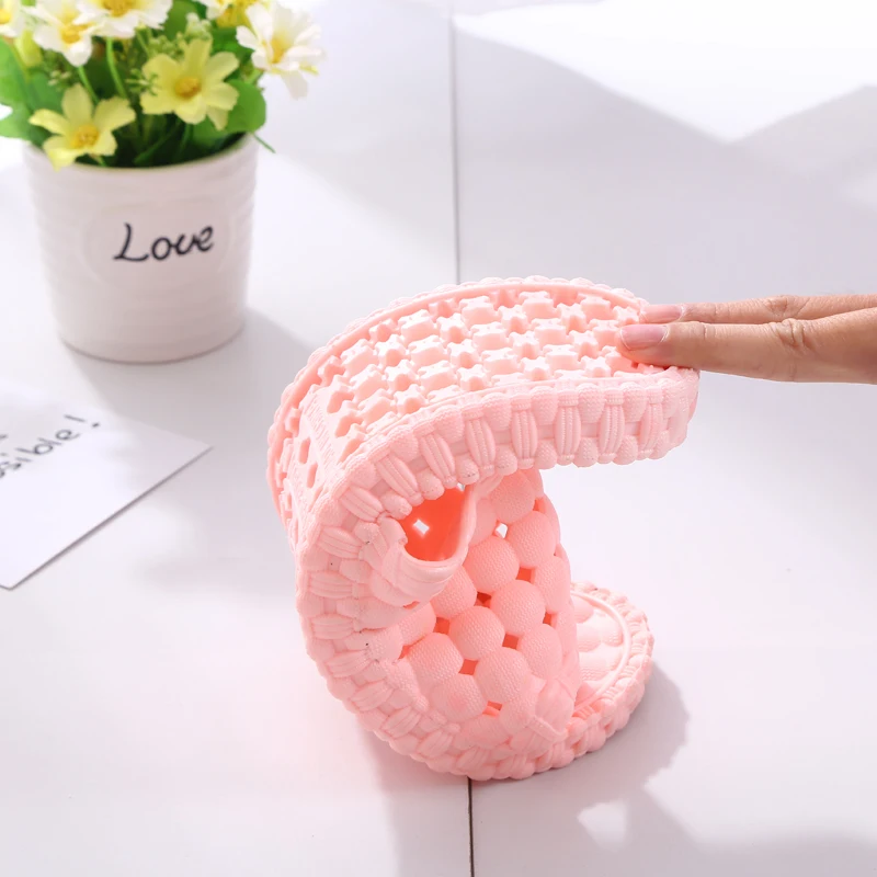 Shower Shoes Quick Drying Non-slip Slippers Women Men Shower Sandals With Drain Holes House Bathroom Slides 5