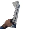 400-800mm Adjustable Dual Use V-notch Trowel and Square Notch Trowel for Fast and Equal Application of Adhesive on the Floor 1