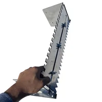 400-800mm Adjustable Dual Use V-notch Trowel and Square Notch Trowel for Fast and Equal Application of Adhesive on the Floor 1