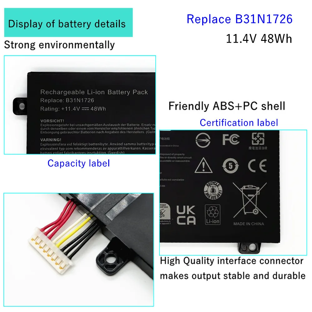JPking B31N1726 Laptop Battery for ASUS FX80 FX80G FX80GD FX80GE FX80GM