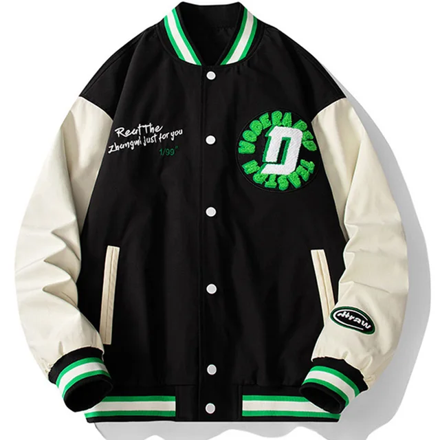 Spring Baseball Jacket Men Women 