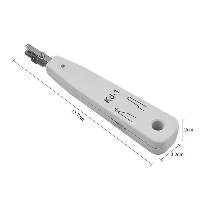 For RJ11 RJ12 RJ45 Cat5 KD-1 Network Cable Wire Cut Tool Punch Down Impact Tool 2