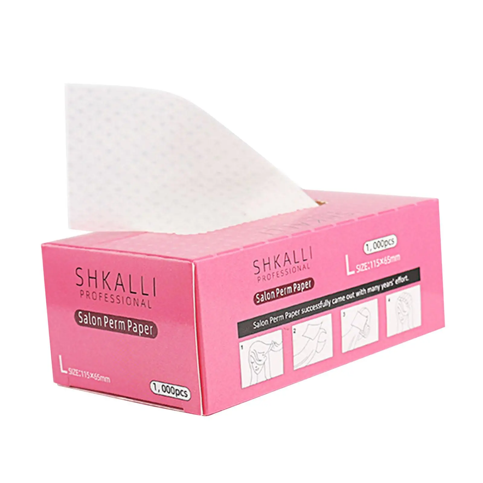 헤어 펌 키트 펌 페이퍼 1000매 화이트 메쉬 디자인 헤어 살롱 용품 컬링 트리트먼트