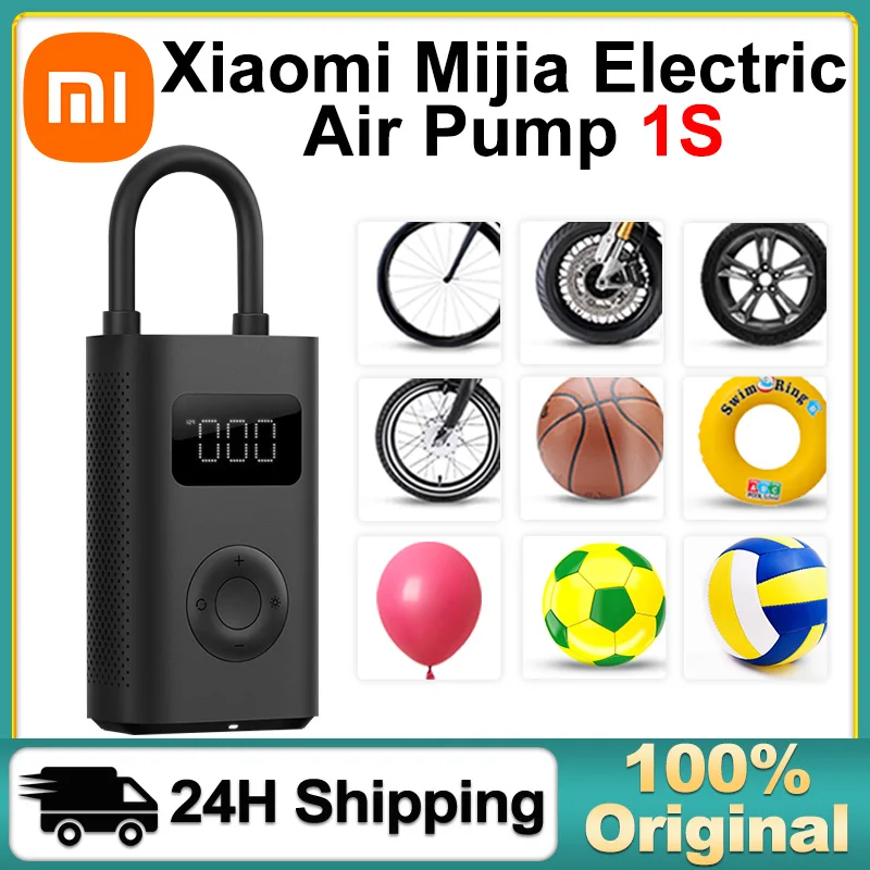Original Xiaomi Mijia Portable Electric Air Pump 2 Inflator Smart Home Air  Compressor For Bike Car Tire Football Basketball - AliExpress