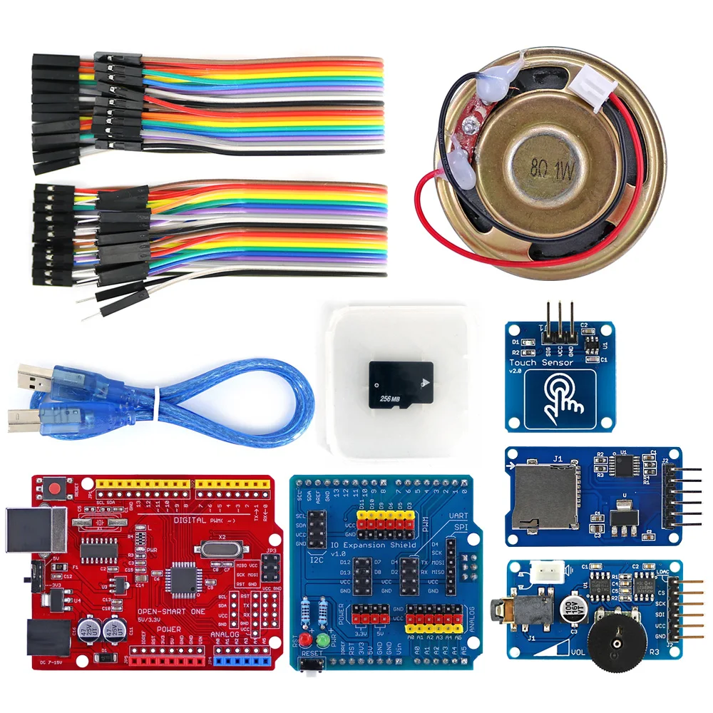 Wav-Player-Kit-with-OPEN-SMART-Board-Micro-SD-Card-Touch-Sensor-Module ...