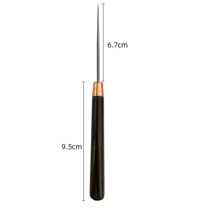 Leather Punching Awl Sewing Awl Scratch Stitching Pin Punch Sewing Shoes Repair Tool Hand Stitcher 3Pcs