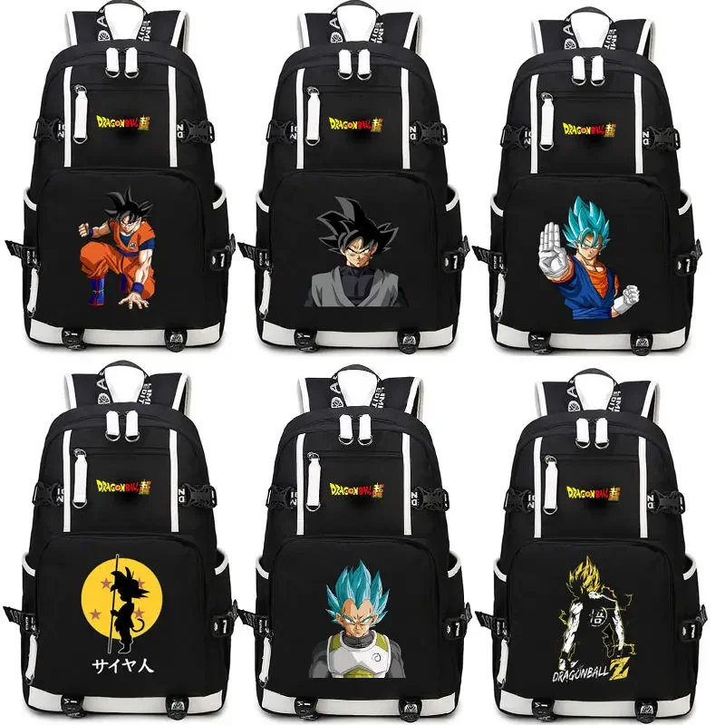 Dragon Ball School Bag Monkey King Super Saiyan Vegeta Zaino Anime Periferiche Spalle Borsa Da Esterno Bella Moda