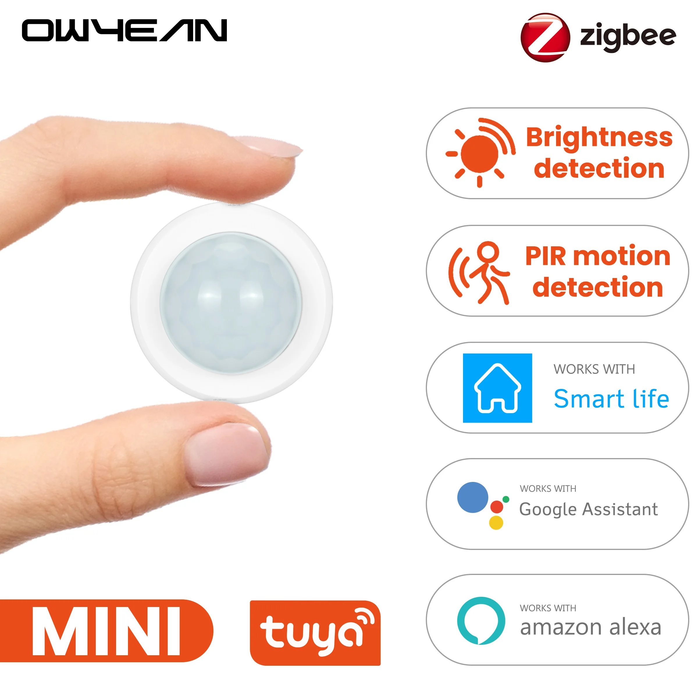 Мини Смарт светильник датчик движения тела Tuya ZigBee 3 0 |