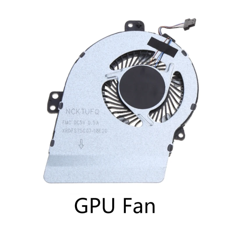 새로운 팬용 HP 15-CS TPN-Q208 CPU 쿨러 L40620-001 L40619-001 ND75C07-18E19 ND75C07-18E20