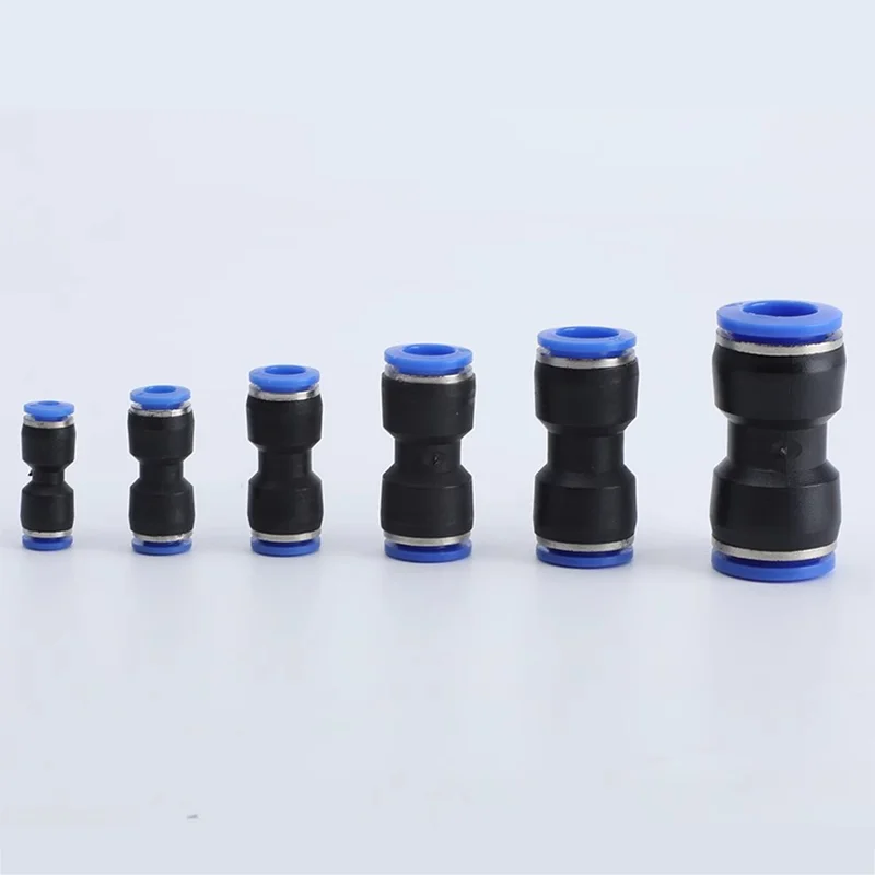 박스형 PG 공압 커넥터 공기 파이프, PG8-6 PG10-8 PG6-4 PG8-4 PG10-6 PG12-6 PG12-8, 4mm, 6mm, 8mm, 10mm, 12mm, 61PCs