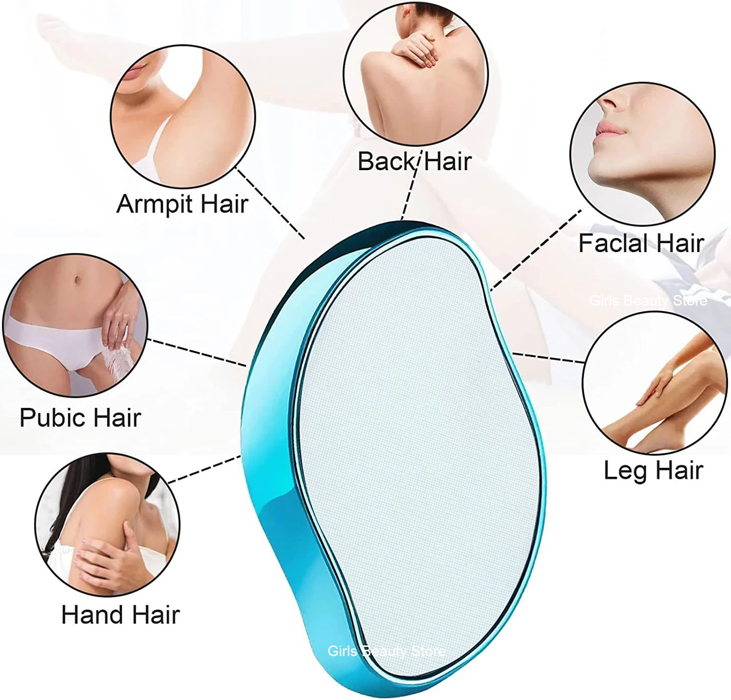 PhysicalCrystalEpilatorDepilatoryGumManWomenCrystalHairRemoval