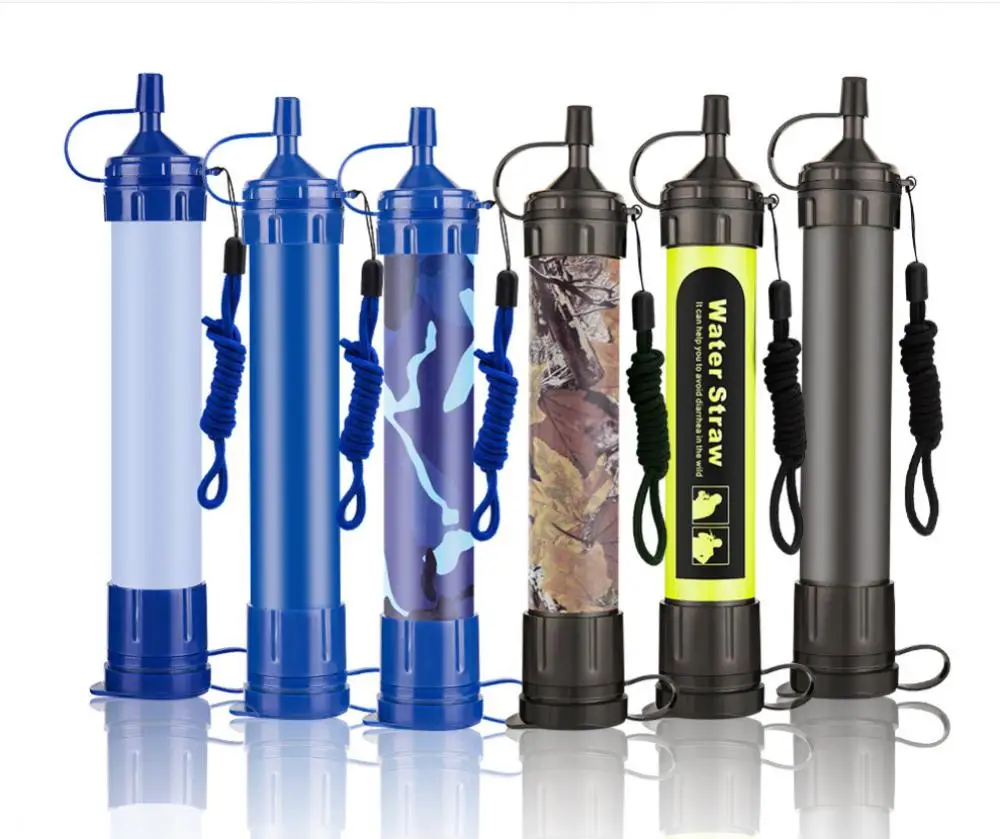 

Outdoor Water Purification Straws Portable Individual Water Purifiers Camping Water Tools Camping Survival Straws Outdoor Tools