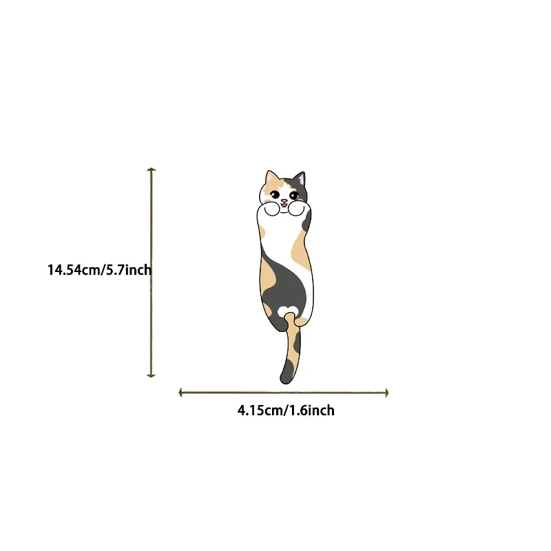 30pcs/set Cute Cartoon Anime Bookmarks Aesthetic Sweet Animal Kitten Book Tab for Kids Simplicity Cat Bookmark Student Supplies