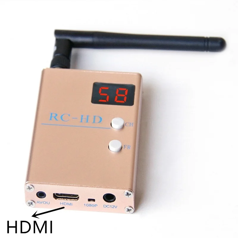 

RC832HD RC-HD FPV 5,8G 5,8 ГГц 48CH 48-канальный приемник HDMI с A/V и кабелями питания для квадрокоптера F450 S500 S550 RC832