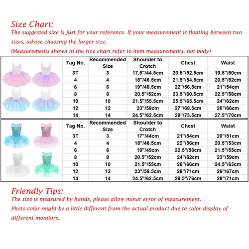 Child Tutu Ballet Dress Girls Ballerina Tulle Costume Sequins Mesh Splice Bowknot on Waist Gymnastics Leotard Kids Dancewear - Image 6