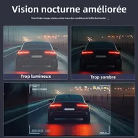 Nouveau 1080P HD WIFI 2/3 caméra Dash Cam pour caméra de voiture enregistreur vidéo voiture DVR avant arrière caméra Vision nocturne accessoires de voiture 4