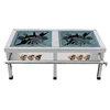 Gas Stove Stainless Steel Commercial Double-Eye Double-Ring Gas Short-Foot Energy-Saving Soup Stove 1