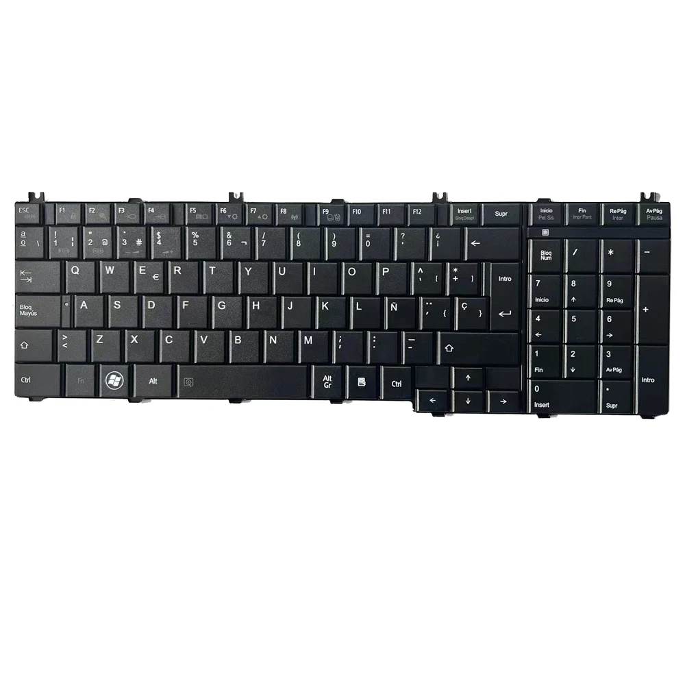Teclado Latino Espanhol para Toshiba Satellite L755 L760 L770d L775 sp la Preto Novo - Imagem 3