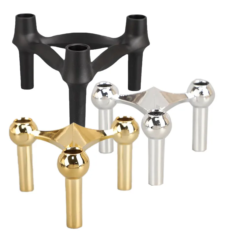 Alloy Candle Stand for Home Living Room Decoration