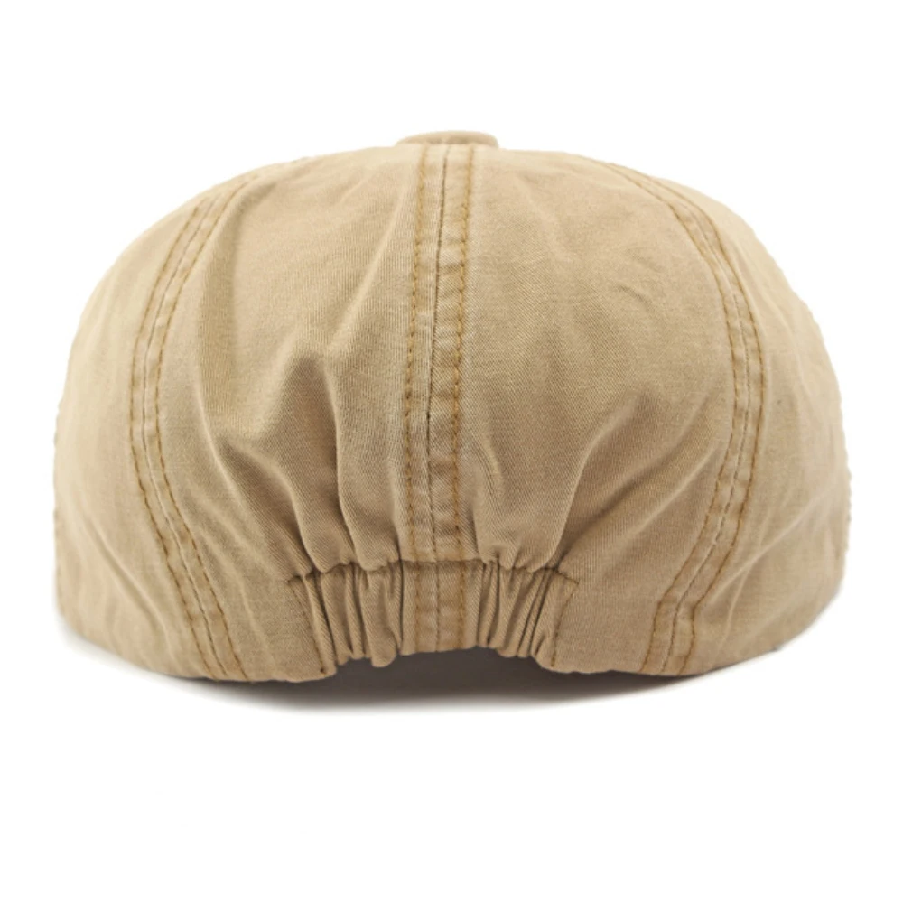 HT4424 Berets for Men Women Retro Artist Painter Beret Hat Male Female Spring Ivy Octagonal Flat Cap 100% Cotton Mens Beret Cap - 4