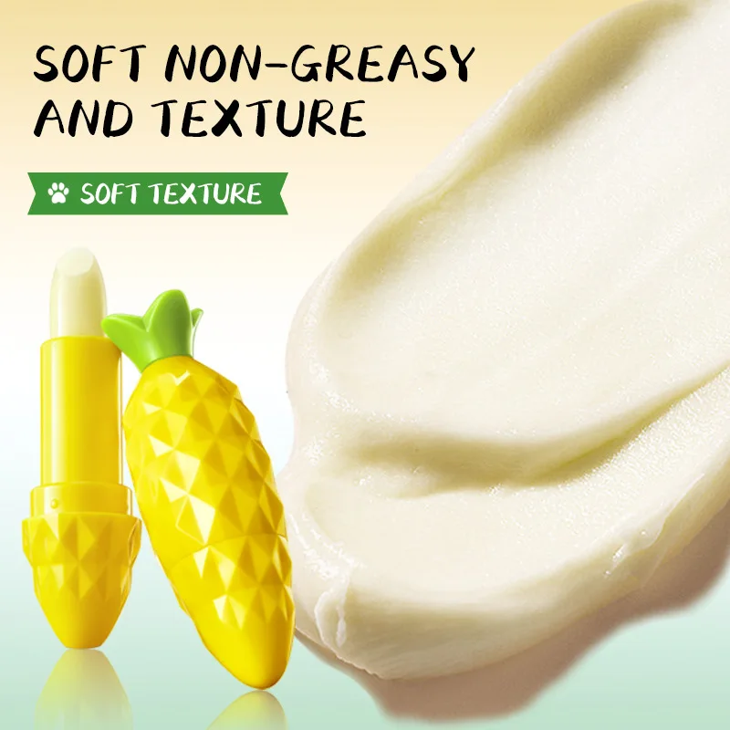 SADOER Pineapple Lipstick Moisturizing Anti Wrinkles Brightening Remove Dead Skin Hydrating Lip Balm Lips Skin Care Products