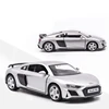 1/36 Audi R8 Coupe GT Spyder Toy Car Model RMZ City 3'' Diecast Super Sport Racing Miniature Pull Back Collection Gift Kid Boy 5
