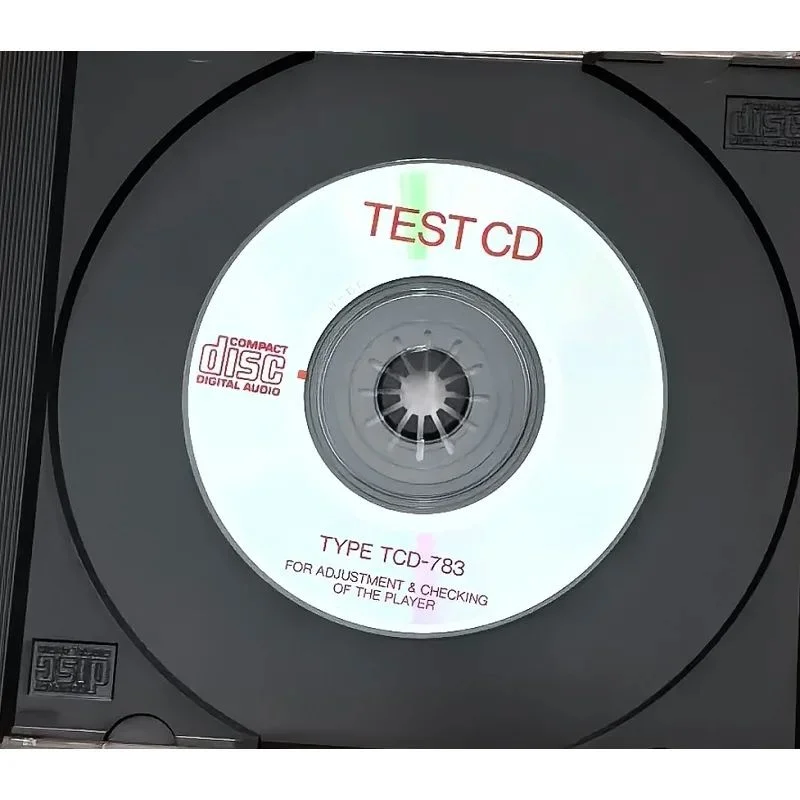 TEST CD TCD-783 For Checking CD Players and CD Drives, 8cm Single