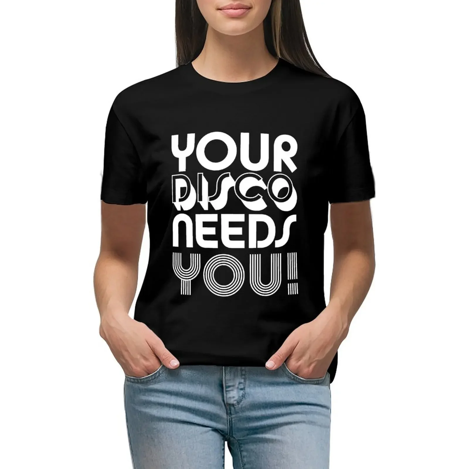 

Your Disco Needs You - Kylie Minogue - Light Years T-shirt summer clothes summer top tops t shirts for Women