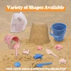 6PCS Summer Cartoon Beach Set Toys Children Digging Sand Plastic Bucket Watering Bottle Shovel Children Beach Water Play Toys 5