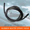 1/2/3/4m car spray nozzle connection pipe rubber spray pipe windshield washer black spray component set 2