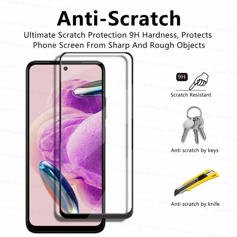 For Xiaomi Redmi Note 12s Glass Xiaomi Redmi Note 12s 12 Pro Plus 5g Screen  Protector Full Glue Tempered Glass Protective Film - Screen Protectors -  AliExpress