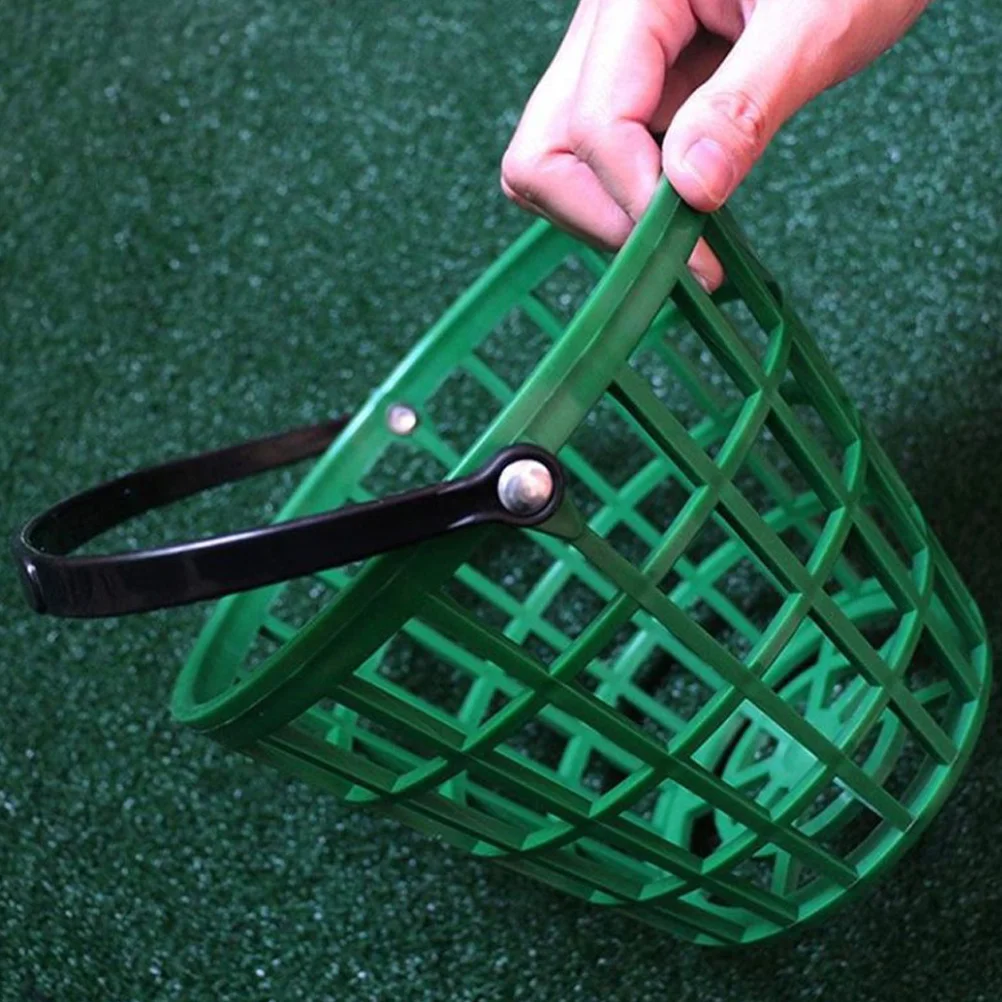 Portable Golfball Storage Container Golf Pick Up Basket Fitness Balls Outdoor Sports Supply Plastic Baskets Golfs