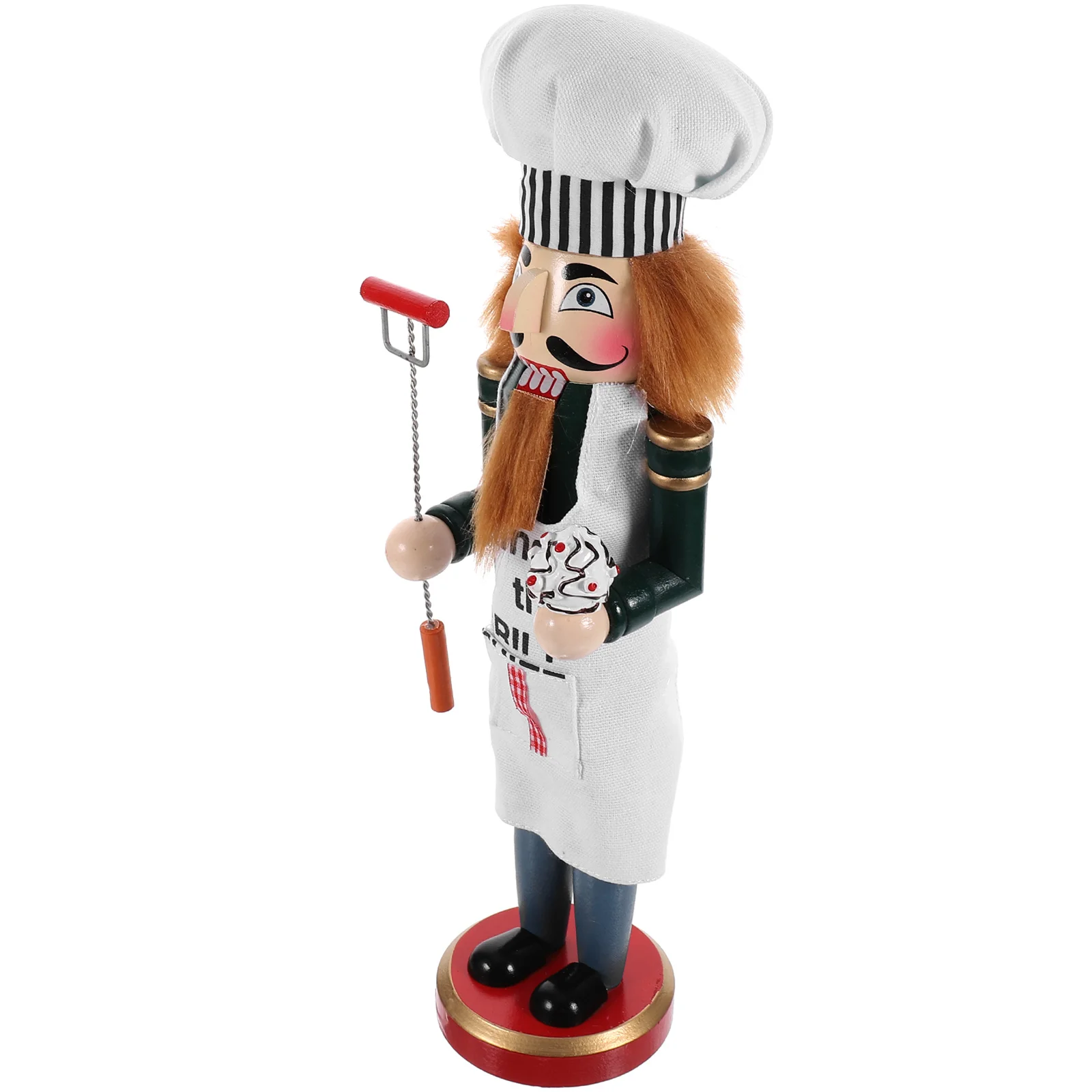

Christmas Chef Nutcracker Decoration Xmas Holiday Puppet Ornament Nutcracker Figurine Christmas Decorations