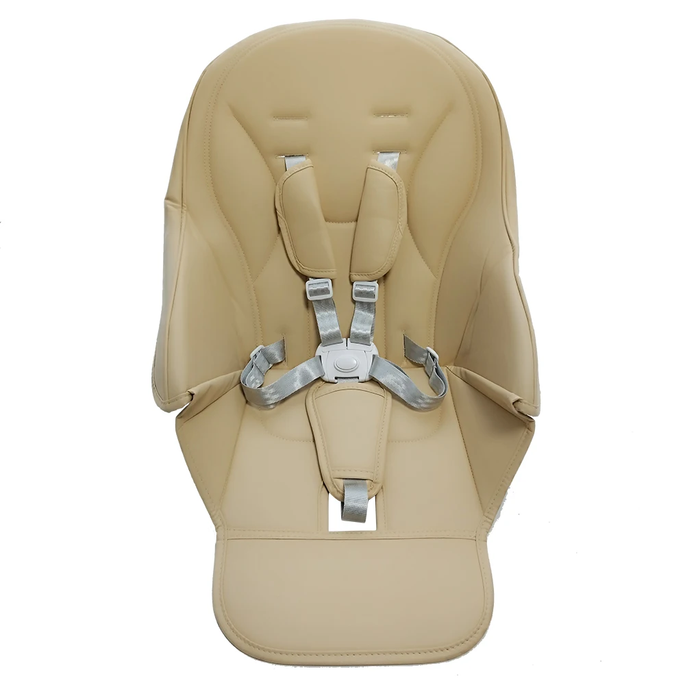 Housse Cuir PU Bébé Housse Chaise Haute Bébé Peg-Perego Siesta
