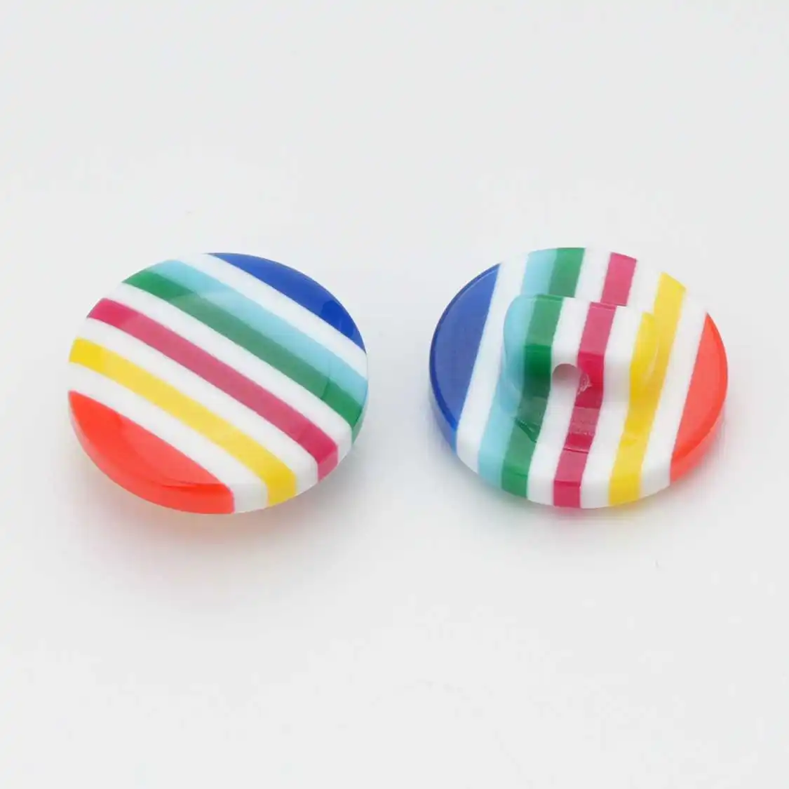 10개 14mm 레진 캔디 컬러 단추(손잡이 포함), 의류용 바느질 단추, 가디건, DIY 공예품, 바느질용 손잡이 단추
