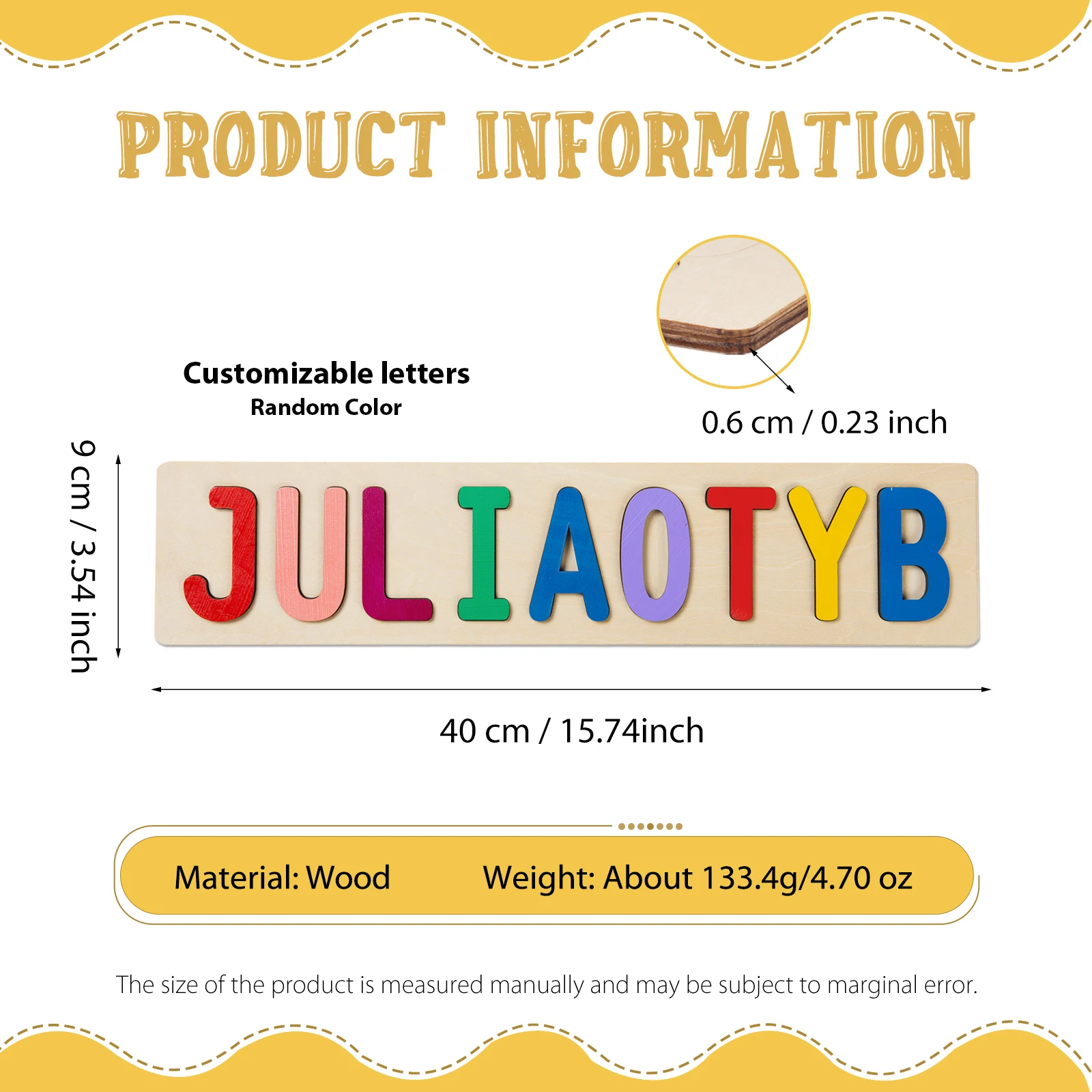 Bright Colors Personalized Name Puzzle 2 | Bright Colors Personalized Name Puzzle 3