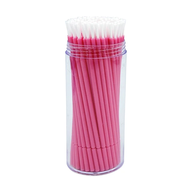 Micro Brosse Dentaire Longue Tige Lot De 100 Micro-applicateurs