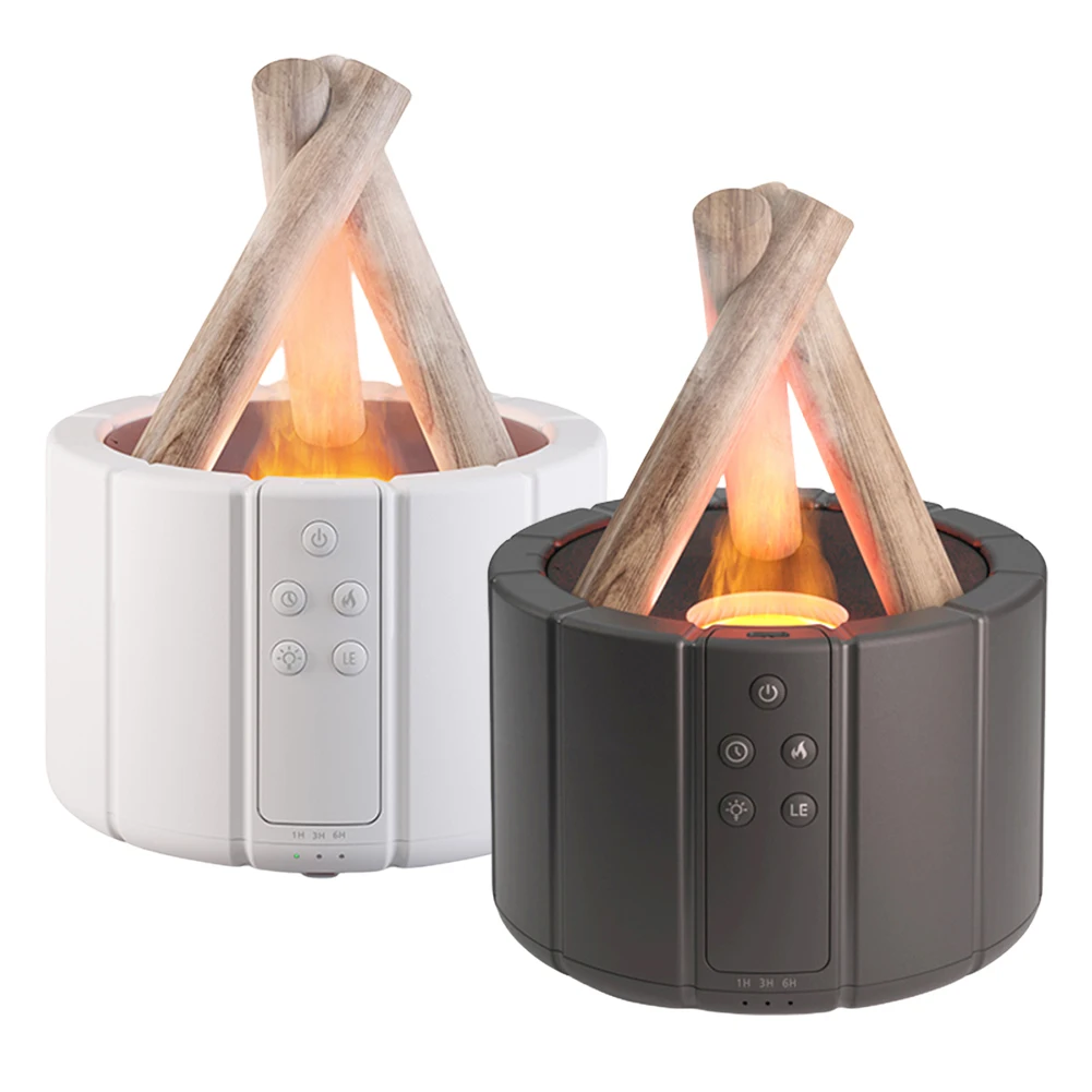 250ml Bonfire Aromatherapy Essential Oil Diffuser 7 Colors Night Light Auto Shut-Off Humidifier with Remote Control for Home 4