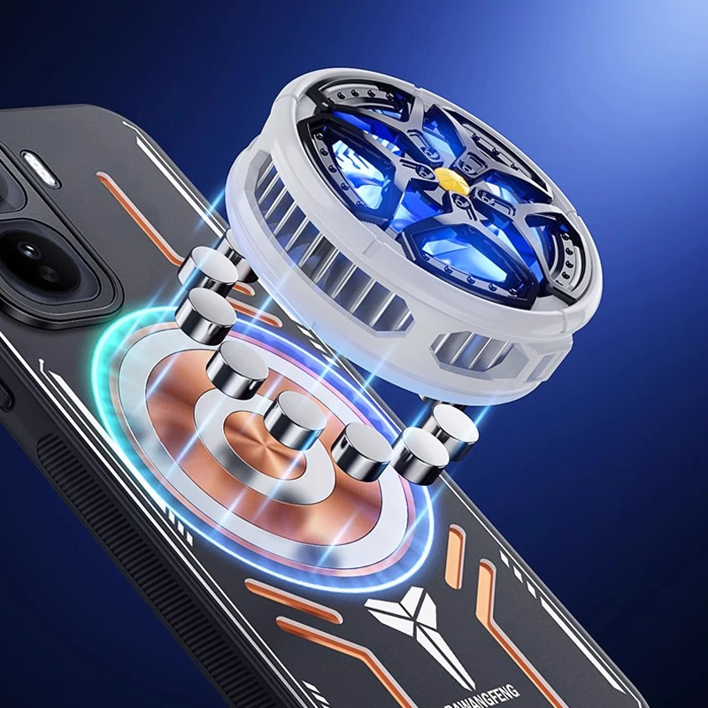 Magnetic Graphene Cooling Aluminum Alloy Shockproof Phone Case