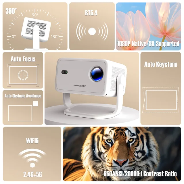 10634-c7db96.jpg Magcubic Native 1080P 650ANSI 8K Android14 L018 Projector With Auto Keystone Correction Focus Wifi6 BT5.4 Portable Movie Outdoor