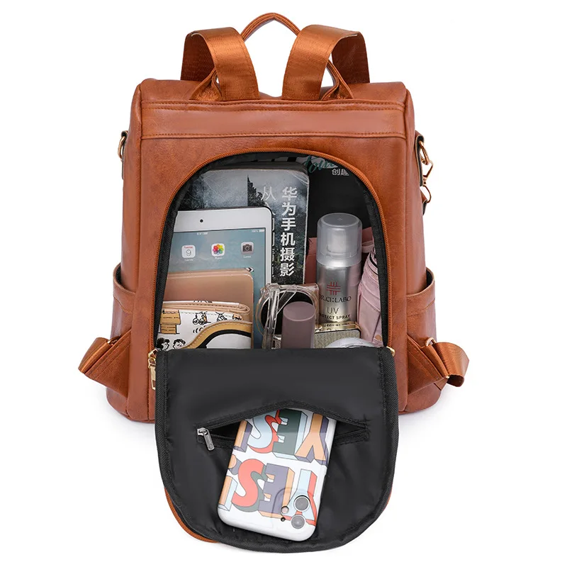 Рисунок 4 - Простой однотонный рюкзак из искусственной