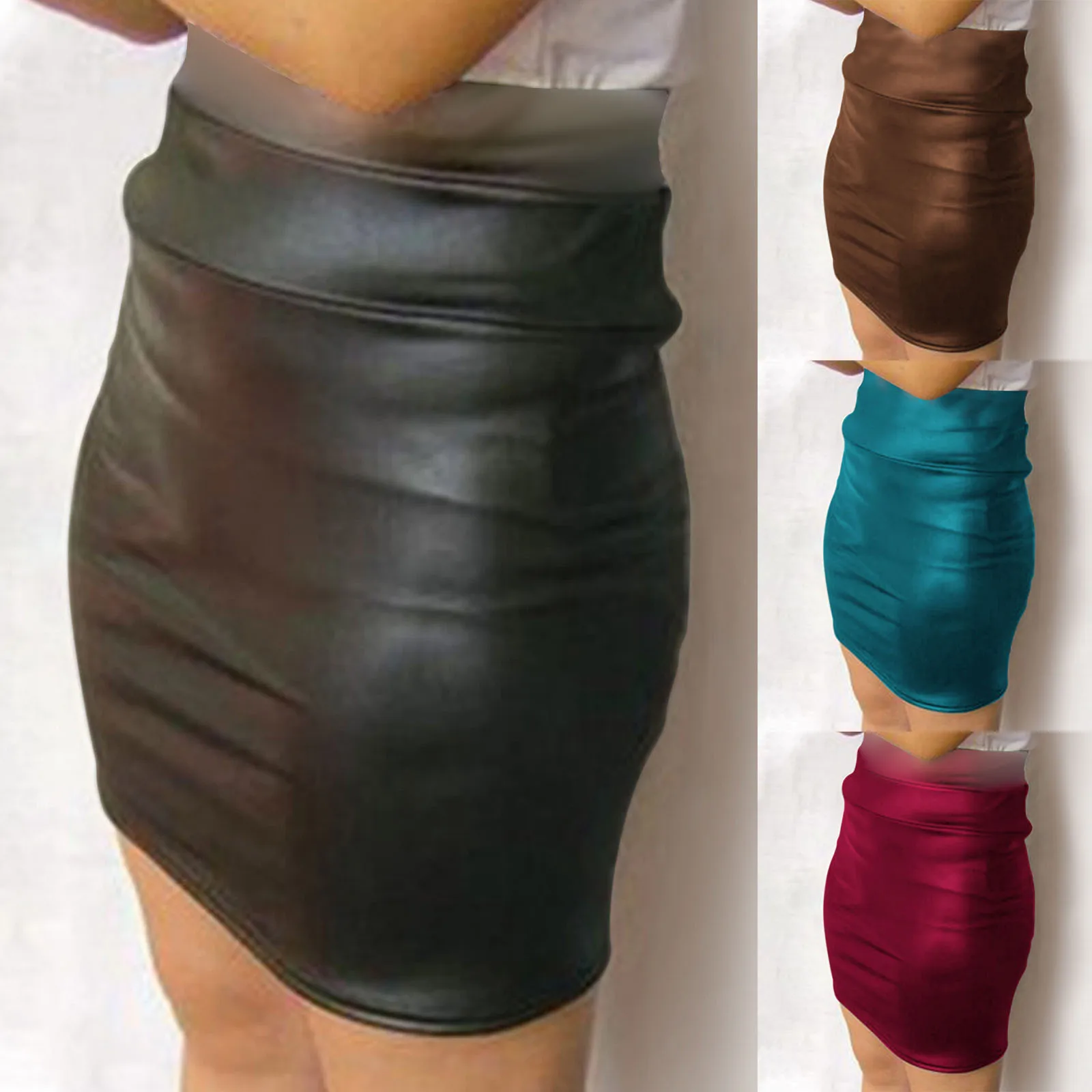 

Short Skirts Summer 2023 Woman Bag Buttock Slim Fit Fashionable Solid Color Summer Women Skirts 2023 Simple Skirt Faldas