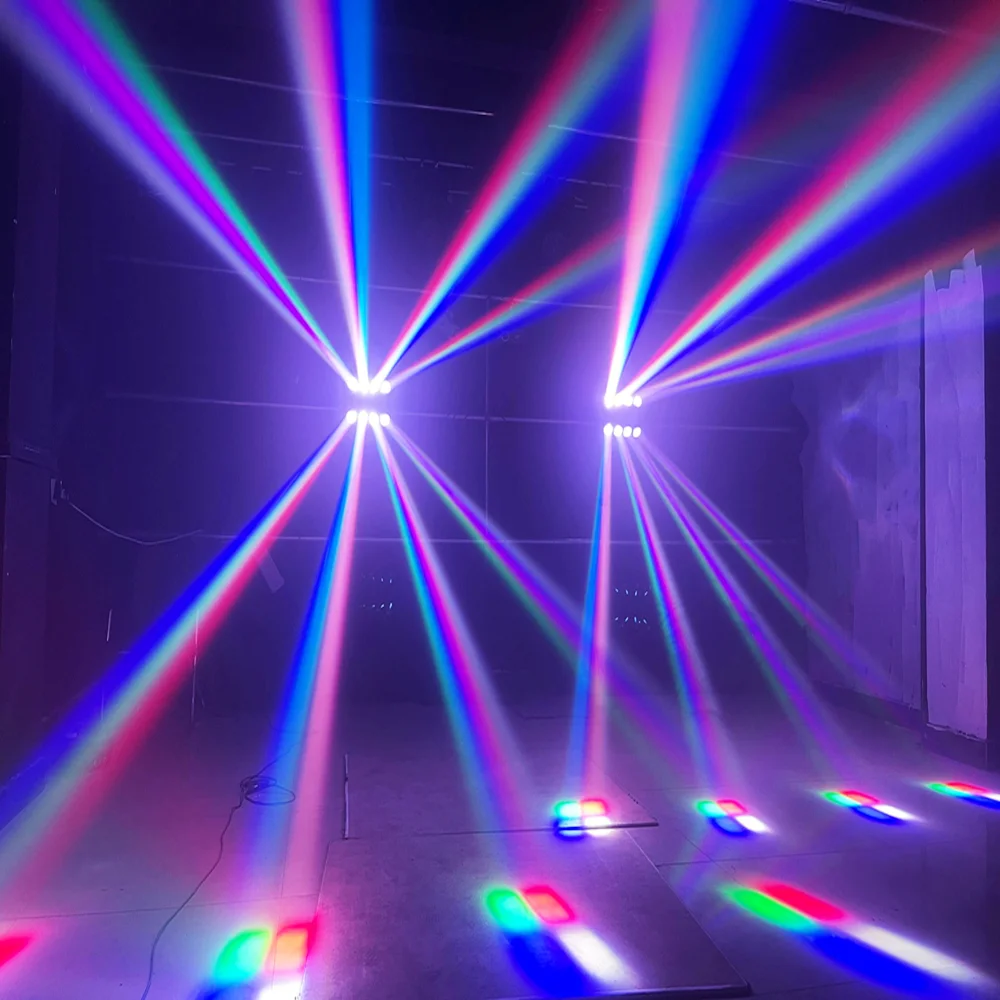 Projecteurs LED DELIBANG 84W RGBW - Lot De 4 Avec Sac - DMX/Music Master/Slave