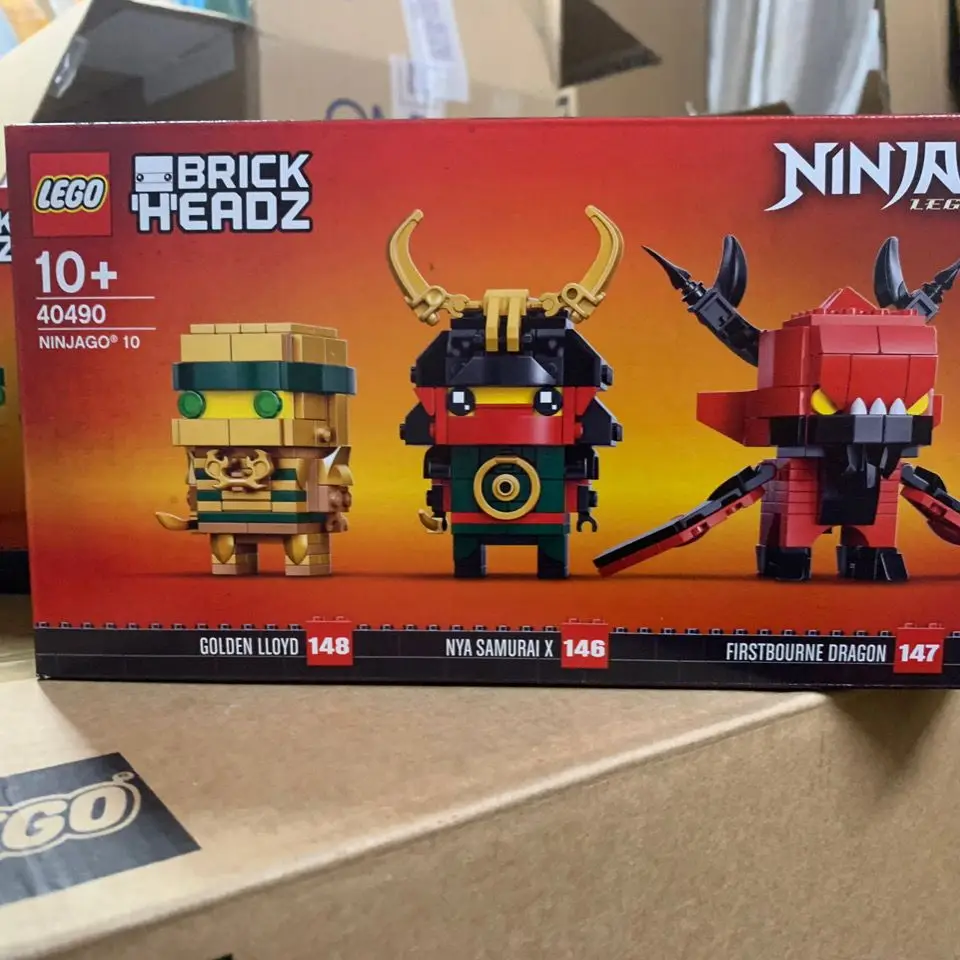 LEGO BRICKHEADZ 40490 Ninjago 10 Gift Idea for Kids Girls Boys Age