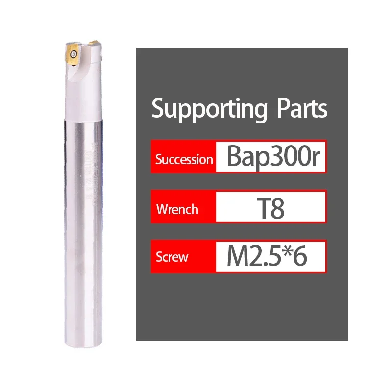 300R C20-20-120 CNC Indexable End Mill – APMT1135 Carbide Milling Cutter Bar for Roughing, Face & Shoulder Milling 2