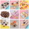 6/8/10pcs Mini Cute Candy Donut Doll Food Pretend Play Dollhouse Accessories Miniature Home Craft Decor Cake Kids Kitchen Toys 1