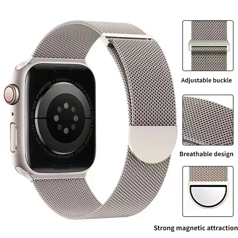 Magnetic Stainless Steel Loop Strap