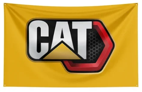 Katzen-Meme-Flagge 90x150 Cm – Aus Polyester, Mit 4 Messingösen, Für Drinnen & Draußen