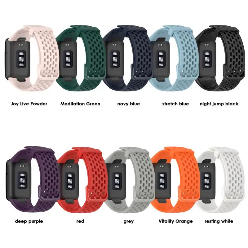 

Strap For Mi Band 7 Silicone Replacement Wrist Strap For MiBand 7pro Sports Breathable Bracelet Wristband Accessories